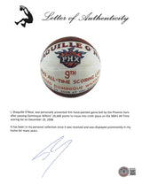 Shaquille O'Neal Game Used Basketball Reaching 9th On NBA Career Scoring List
