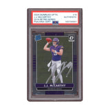 2024 Donruss Optic JJ McCarthy 2014 Retro Series #10 Auto PSA AUTHENTIC