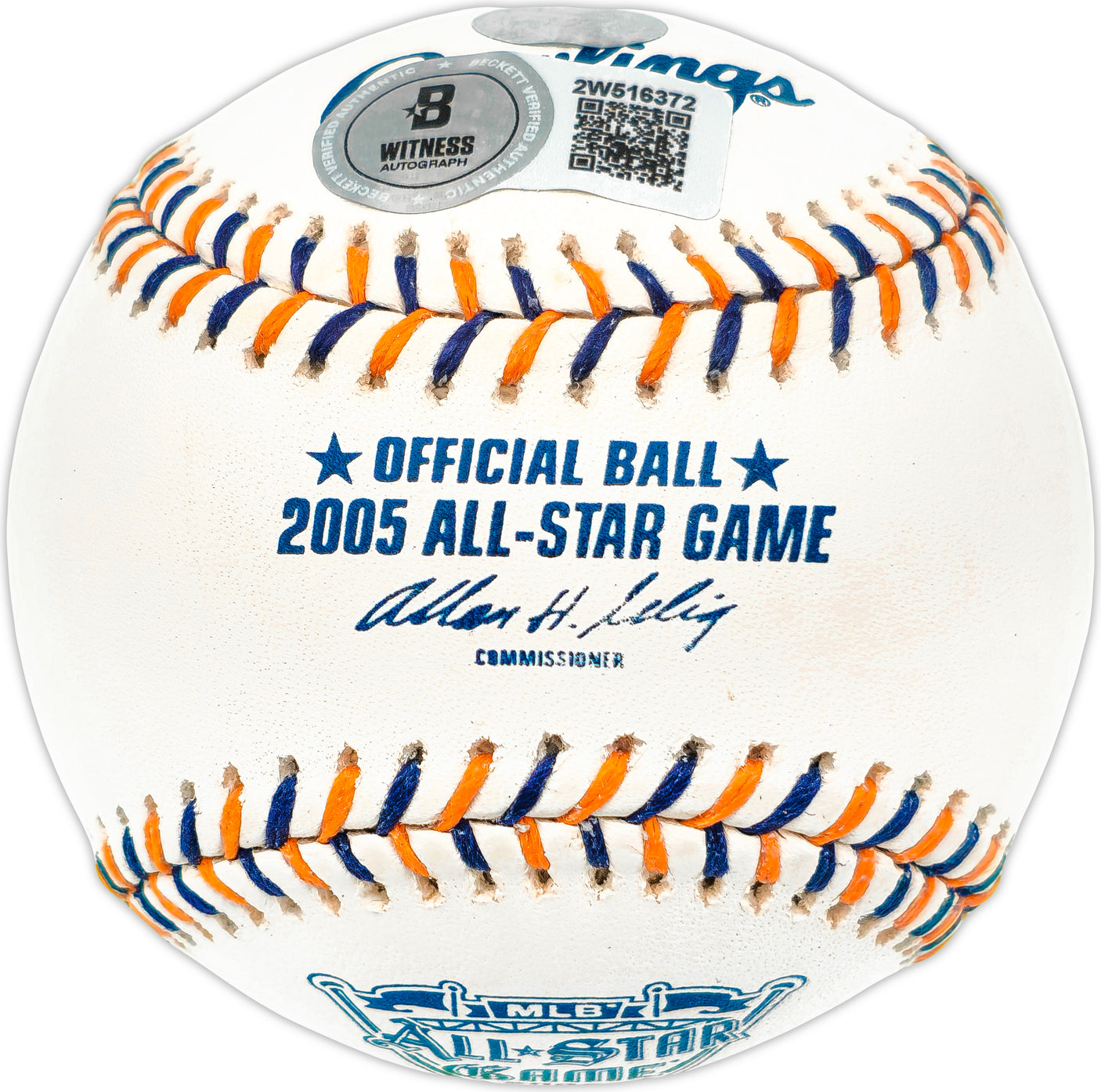 Ichiro Suzuki Autographed Official 2005 All Star Game Logo MLB Game Baseball Seattle Mariners "#51" IS Holo & Beckett BAS Witness QR Stock #238325