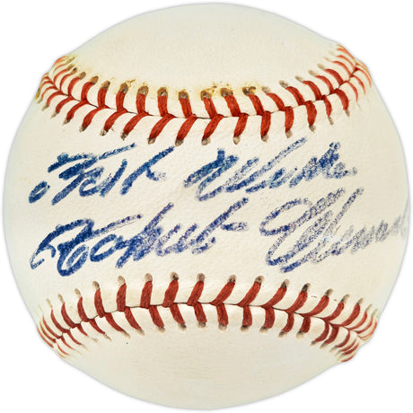 Roberto Clemente Autographed Official Baseball Pittsburgh Pirates "Best Wishes" (Single Signed) JSA, PSA/DNA & Beckett BAS #AE25024