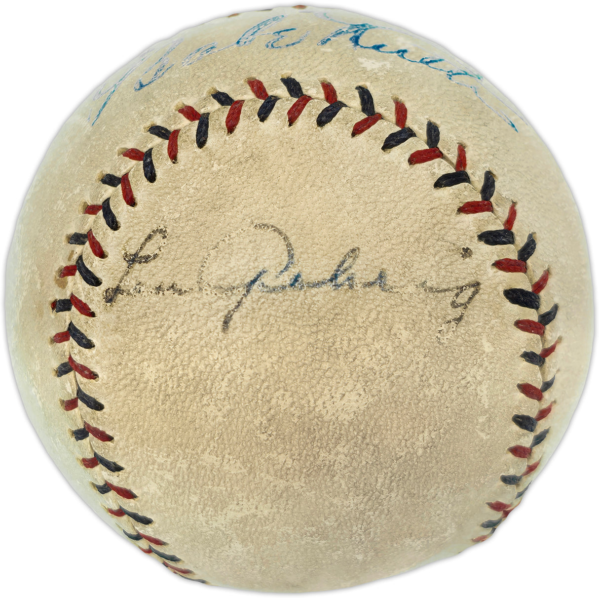 Babe Ruth & Lou Gehrig Autographed Official Spalding NL Baseball New York Yankees PSA/DNA & Beckett BAS #A32765