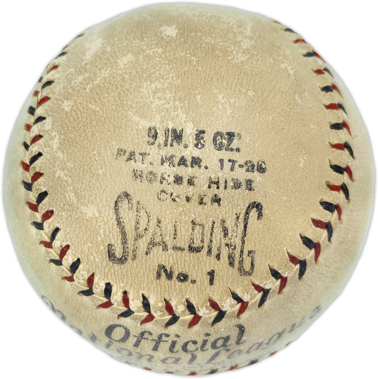 Babe Ruth & Lou Gehrig Autographed Official Spalding NL Baseball New York Yankees PSA/DNA & Beckett BAS #A32765