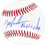 Dwight "Doc" Gooden Autographed Official MLB Baseball New York Mets "86 WS Champs" Beckett BAS Witness Stock #252388