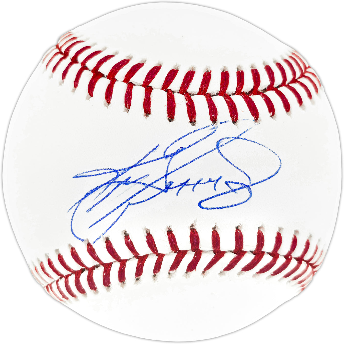 Ken Griffey Jr. Autographed Official MLB Baseball Seattle Mariners Beckett BAS Witness Stock #252425