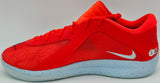 Giannis Antetokounmpo Autographed 2024 Player Exclusive (PE) Promo BRT CRMSN/WHT/GLCR Nike Zoom Freak 6 SOS P Shoes Milwaukee Bucks Size 17 (No Box) Beckett BAS Witness #3W396865 & #3W396866