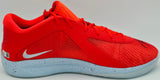 Giannis Antetokounmpo Autographed 2024 Player Exclusive (PE) Promo BRT CRMSN/WHT/GLCR Nike Zoom Freak 6 SOS P Shoes Milwaukee Bucks Size 17 (No Box) Beckett BAS Witness #3W396865 & #3W396866