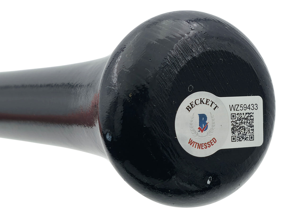 Miguel Vargas Autographed Gray Rawlings Game Model Bat Dodgers, White Sox "1st MLB HR" Beckett BAS Witness Stock #209050