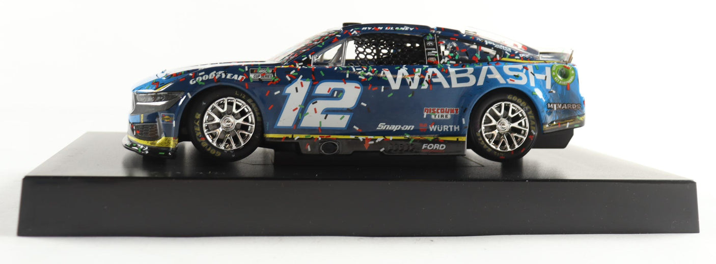 Ryan Blaney Signed 2024 Pocono Race Win Diecast | 1:24 Raced Version (PA)