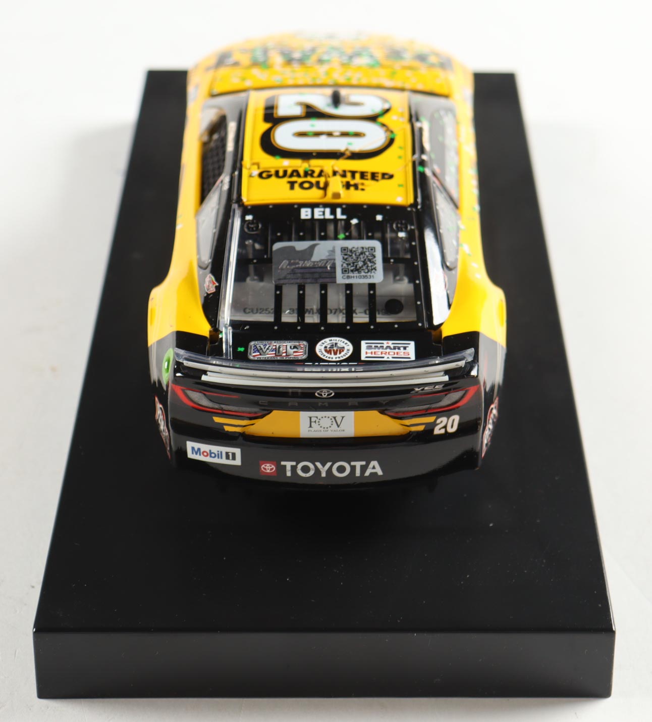 Exclusive | Christopher Bell Signed 2025 Dewalt COTA Win | Raced Version | 1:24 Diecast Car (PA)