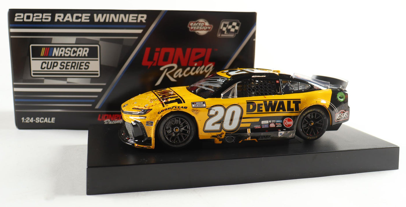 Exclusive | Christopher Bell Signed 2025 Atlanta Win | Raced Version | 1:24 Diecast Car (PA)