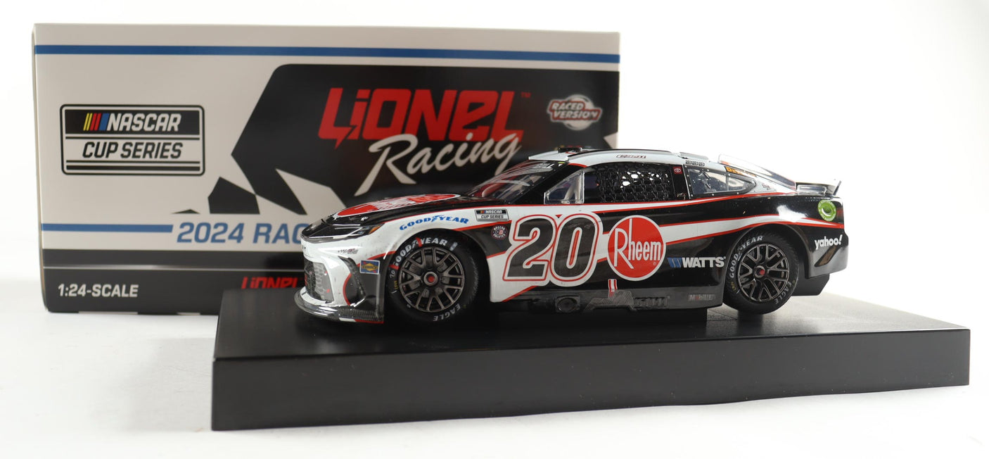 Exclusive | Christopher Bell Signed 2024 New Hampshire Win 1:24 Diecast | Raced Version