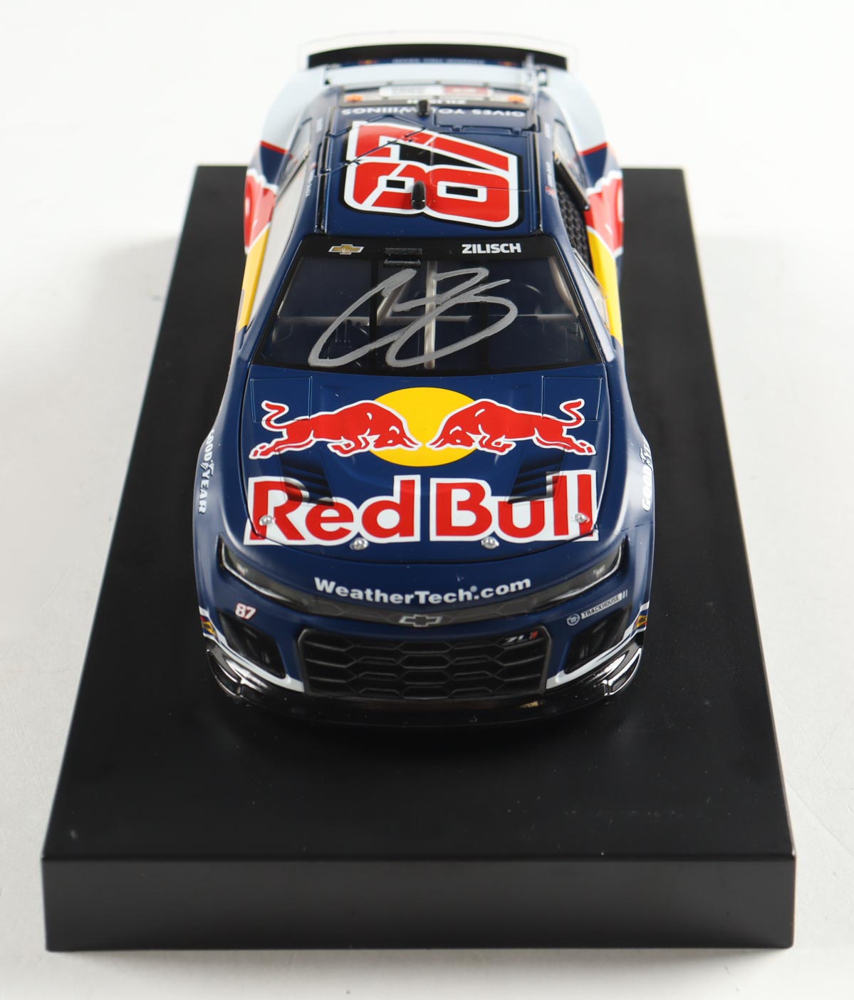 Connor Zilisch Signed 2025 Red Bull 1:24 Diecast Car (PA)