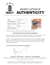 Dirk Nowitzki & Steve Nash Signed Sports Illustrated Magazine BAS #AE13001