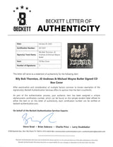 The Boxmasters (3) Thornton, Andrews & Butler Signed CD Box Cover BAS #AE13207