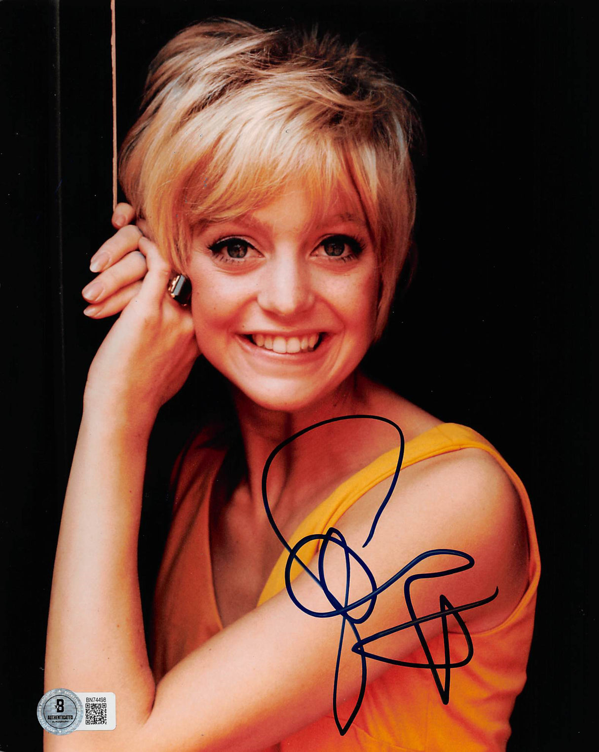 Goldie Hawn Overboard Authentic Signed 8x10 Sexy Photo Autographed BAS #BN74498