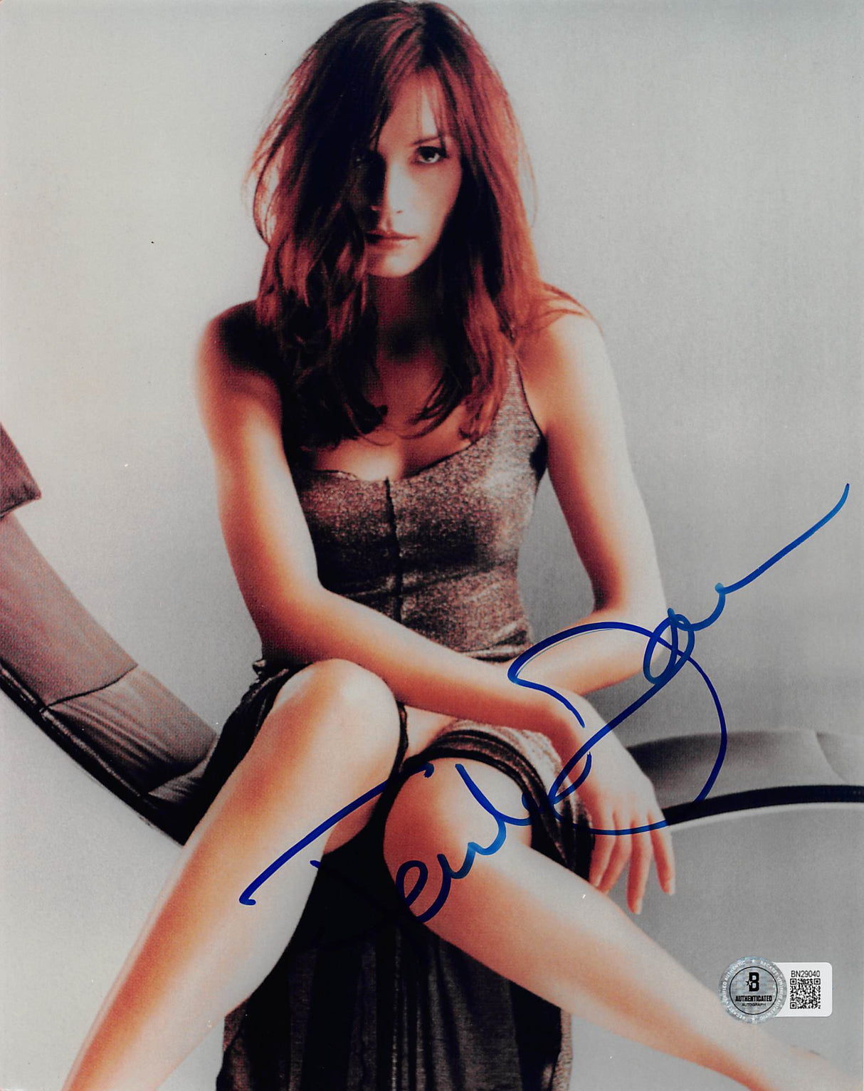 Famke Janssen X-Men The Last Stand Authentic Signed 8x10 Sexy Photo BAS #BN29040