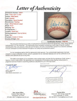 Braves Hank Aaron Authentic Signed Charles Feeney Onl Baseball JSA #YY61141