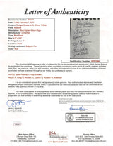 1950s Dodgers Jackie Robinson, Hoyt Wilhelm, +5 Signed Album Page JSA #ZZ21264