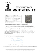 Cowboys (3) Smith, Irvin & Switzer Signed SB XXX Media Guide BAS #AE13402