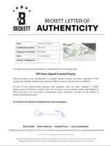 Microsoft Bill Gates Authentic Signed Photo Framed Display Autographed BAS COA 1