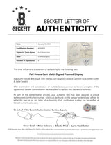 Full House (6) Saget, Stamos, Laughlin, Bure +2 Signed Framed Display BAS LOA