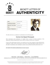 Harrison Ford Clear and Present Danger Authentic Signed 8x10 Photo BAS #AE31501