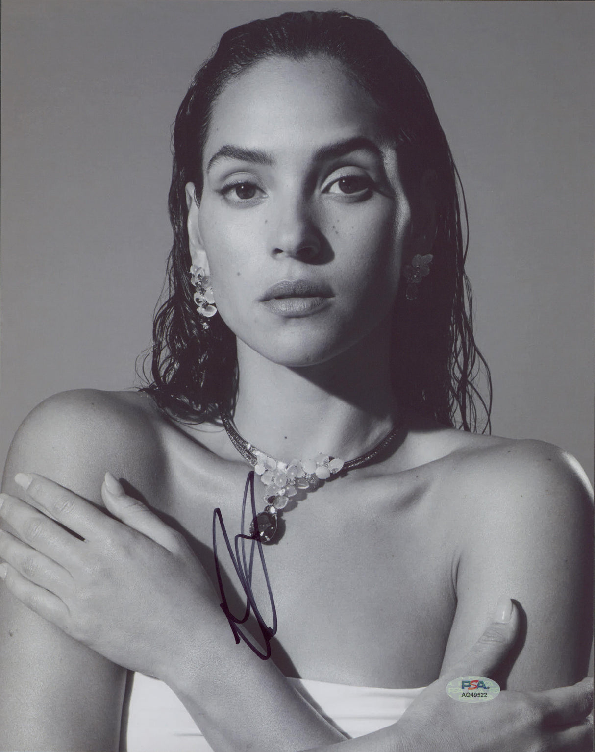 Adria Arjona Hit Man Authentic Signed 11x14 Vertical Photo PSA/DNA #AQ49522