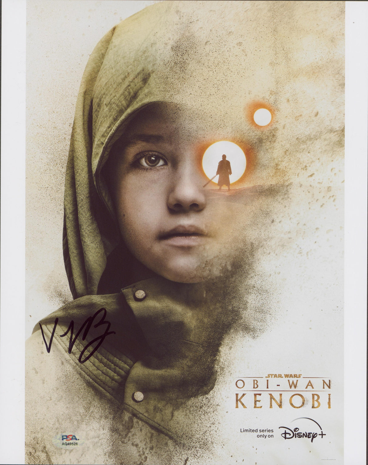 Lyra Blair Obi-Wan Kenobi Authentic Signed 11x14 Photo PSA/DNA #AQQ49526