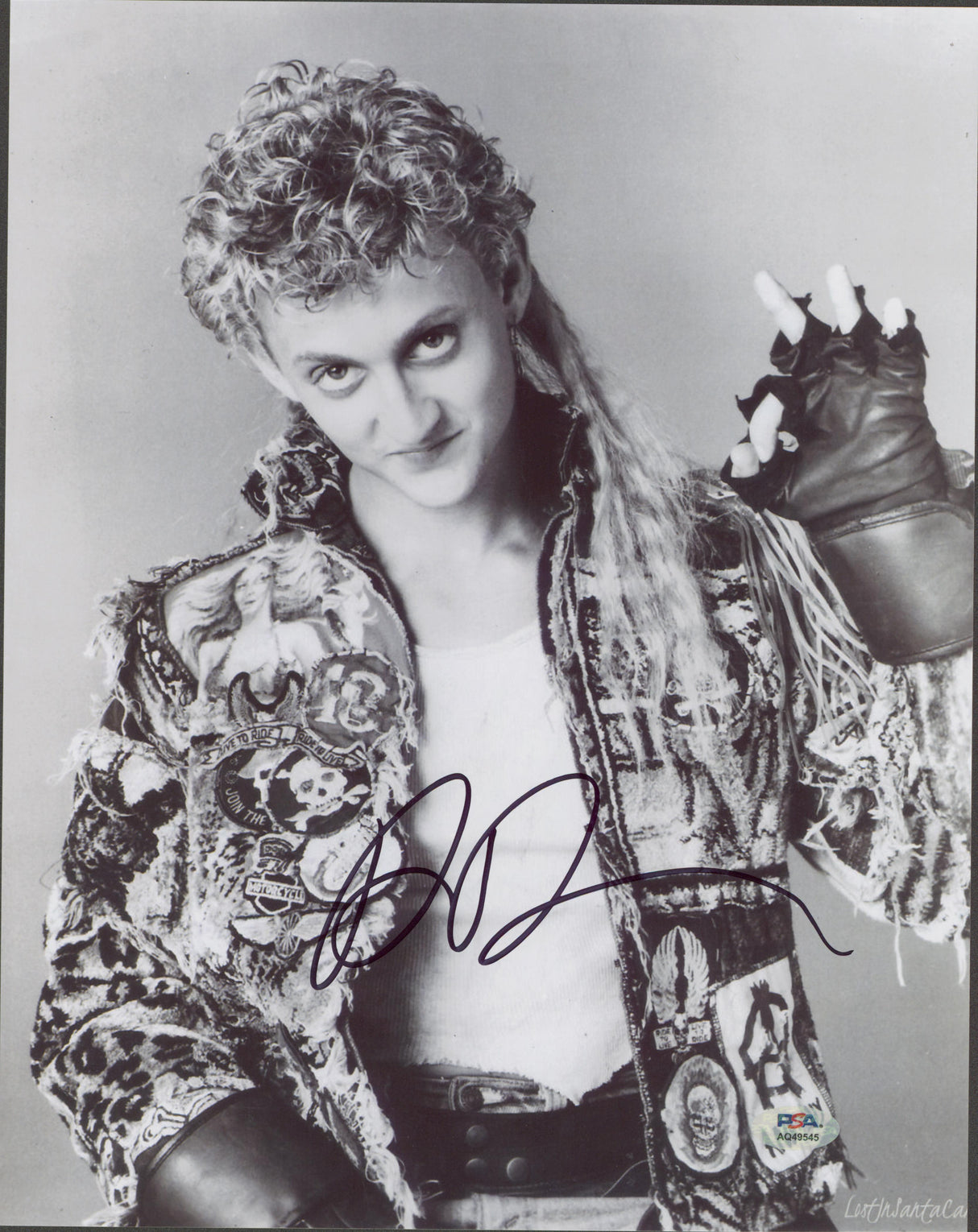 Alex Winter The Lost Boys Authentic Signed 11x14 Vertical Photo PSA/DNA #AQ49545