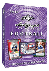 FACTORY SEALED 2026 Leaf Autograph Collection Football Hobby Box