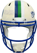 Unsigned Seattle Seahawks Riddell Cream Retro Full Size Speed Replica Helmet Stock #261766
