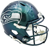 Devon Witherspoon Autographed Seattle Seahawks Full Size Rivalries Speed Replica Helmet Beckett BAS Witness Stock #265438