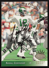 Randall Cunningham Autographed 1993 Upper Deck SP Card #201 Philadelphia Eagles SKU #260696