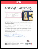Los Angeles Lakers Wilt Chamberlain Autographed Framed Purple & Yellow Jersey PSA/DNA & Beckett BAS #AE83244