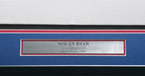 Texas Rangers Nolan Ryan Autographed Framed White Nike Jersey PSA/DNA Stock #267807