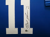 Seattle Seahawks Jaxon Smith-Njigba Autographed Framed Blue Jersey Beckett BAS QR Stock #267809