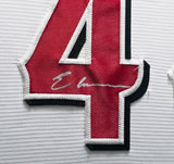 Cincinnati Reds Elly De La Cruz Autographed Framed White Nike Jersey Beckett BAS QR Stock #267810