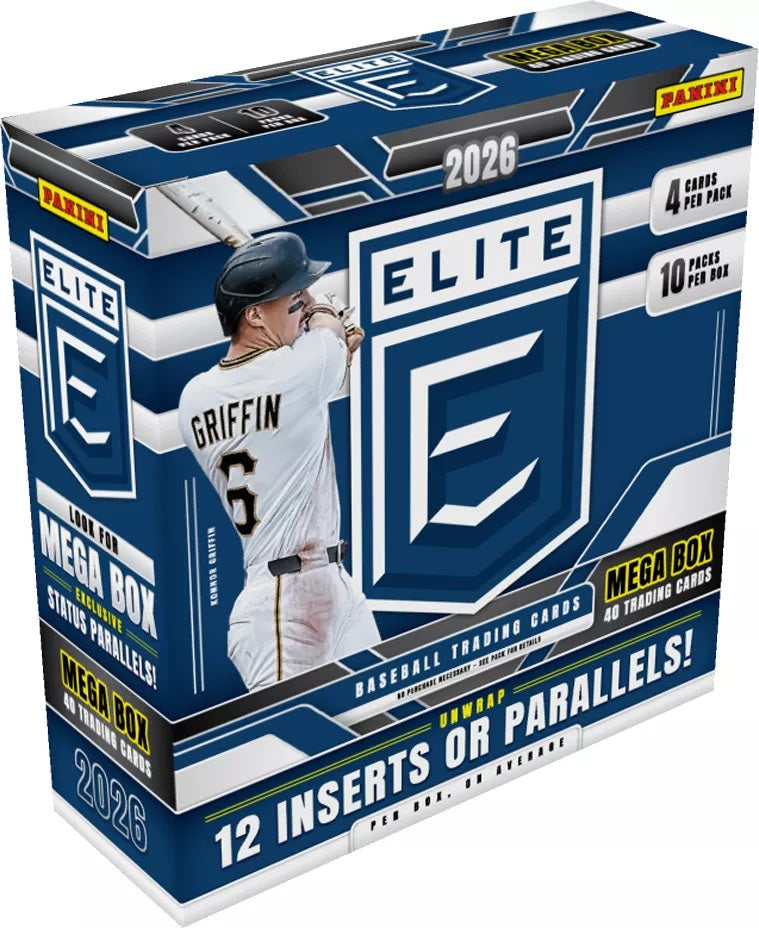FACTORY SEALED 2026 Panini Donruss Elite Baseball Mega Box