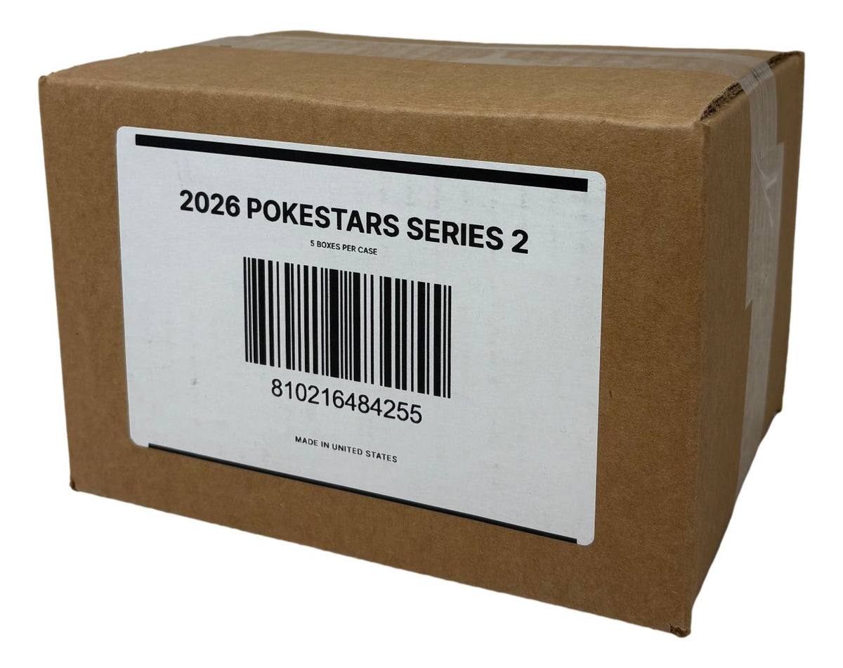 FACTORY SEALED 2026 Super Break Pokemon PokeStars Series 2 Hobby 5-Box Case