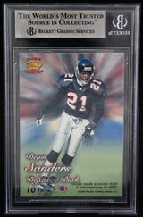 1994 Pacific Prisms #101 Deion Sanders Falcons BGS Autograph 10