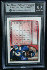 1998 Bowman Chrome #172 Ray Lewis Baltimore Ravens BGS Autograph 10
