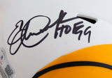 Eric Dickerson Signed LA Rams Lunar Speed Mini Helmet w/ HOF-Beckett W Holo