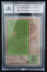 1984 Topps #111 Howie Long RC Oakland Raiders BGS Autograph 10