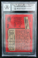 1987 Topps #296 Randall Cunningham Philadelphia Eagles BGS Autograph 10