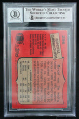 1987 Topps #296 Randall Cunningham Philadelphia Eagles BGS Autograph 10