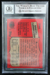 1987 Topps #296 Randall Cunningham Philadelphia Eagles BGS Autograph 10