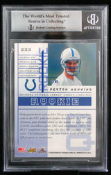 1998 Leaf Rookies and Stars #233 Peyton Manning Colts BGS Auto 10