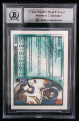 1998 Bowman Chrome #182 Randy Moss Minnesota Vikings BGS Autograph 10