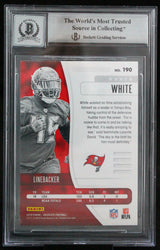 2019 Absolute Blue #190 Devin White Tampa Bay Buccaneers BGS Autograph 10