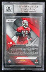 2019 Panini XR Red #150 Devin White 11/249 Tampa Bay Buccaneers BGS Autograph 10